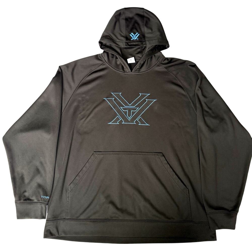 Vortex Hoodie Mens 3XL XXL Black Blue Logo Pullover outdoors sportsman